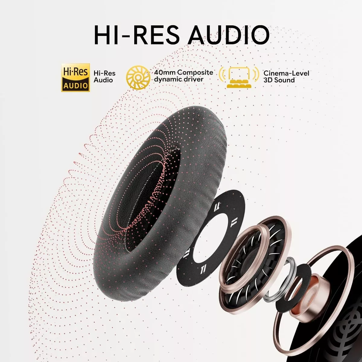 Audífonos Inalámbricos Qcy H3 Cancelación Activa De Ruido 70 Horas